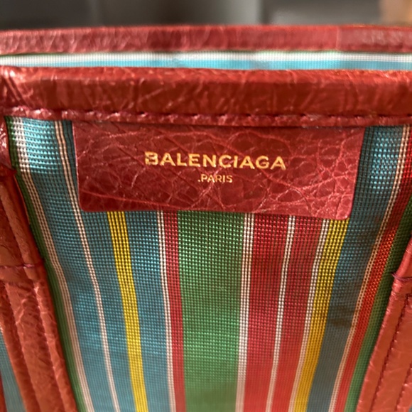 Balenciaga mesh bag with leather - Picture 2 of 4